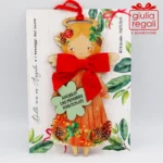 Quadretto Angelo dei Pensieri Fortunati sagoma legno - immagine 3