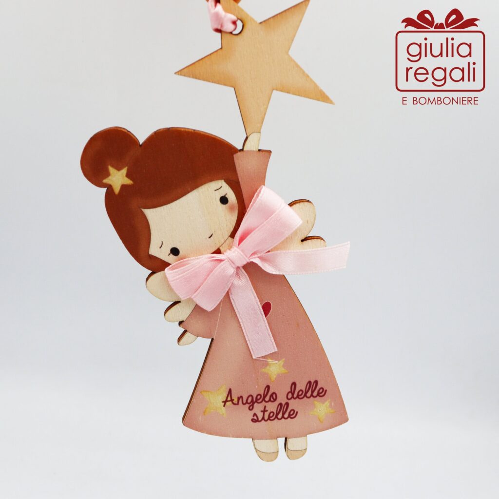 Quadretto Angelo delle Stelle sagoma