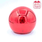 Sfera vetro led rosso 10 cm - immagine 3