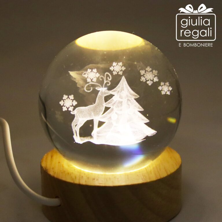 Sfera vetro led Albero