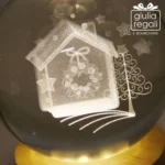 Sfera vetro led Casa natalizia - immagine 2