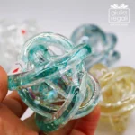 Bomboniera Nodo d'Amore in vetro 7 cm Cuorematto - immagine 4