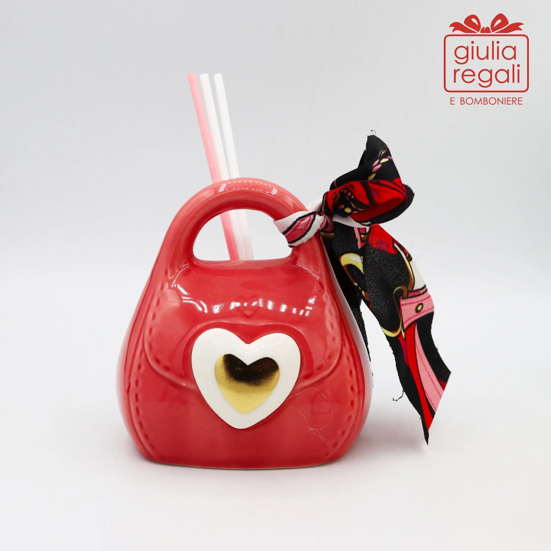 Borsa profumatore in porcellana 3 colori assortiti