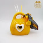 Bomboniera Borsa Profumatore in porcellana 3 colori assortiti - immagine 3