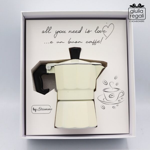 Caffettiera moka in metallo