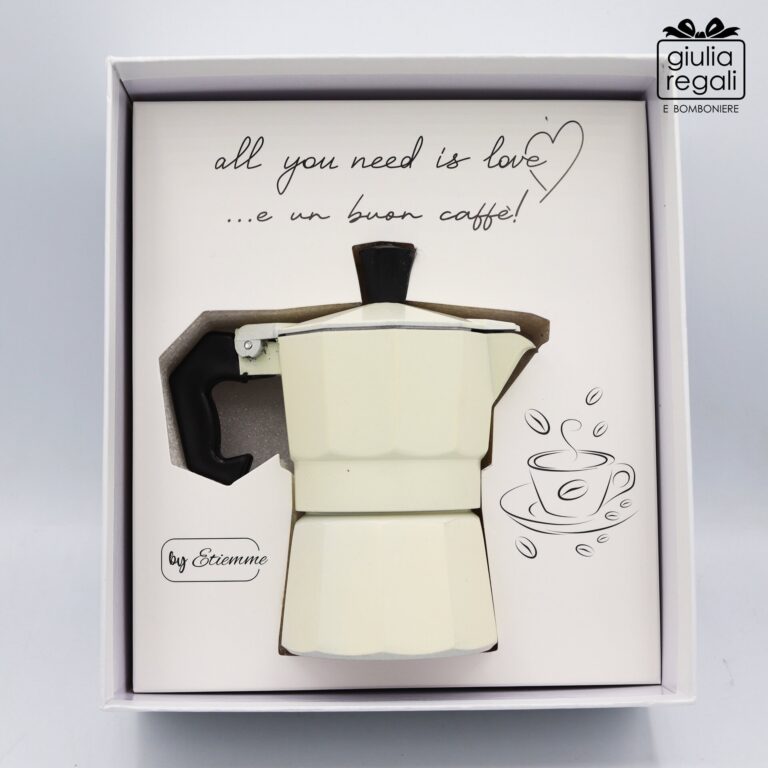 Caffettiera moka in metallo