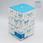 Carillon Elefantino Celeste in Porcellana con Scatola Decorata