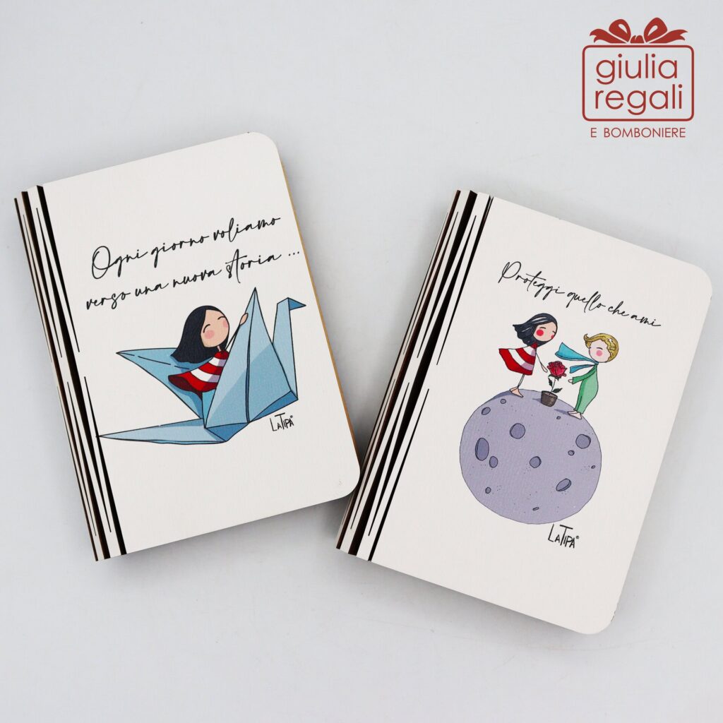 Lampada LED libro luminoso ricaricabile - Cuorematto La Tipa