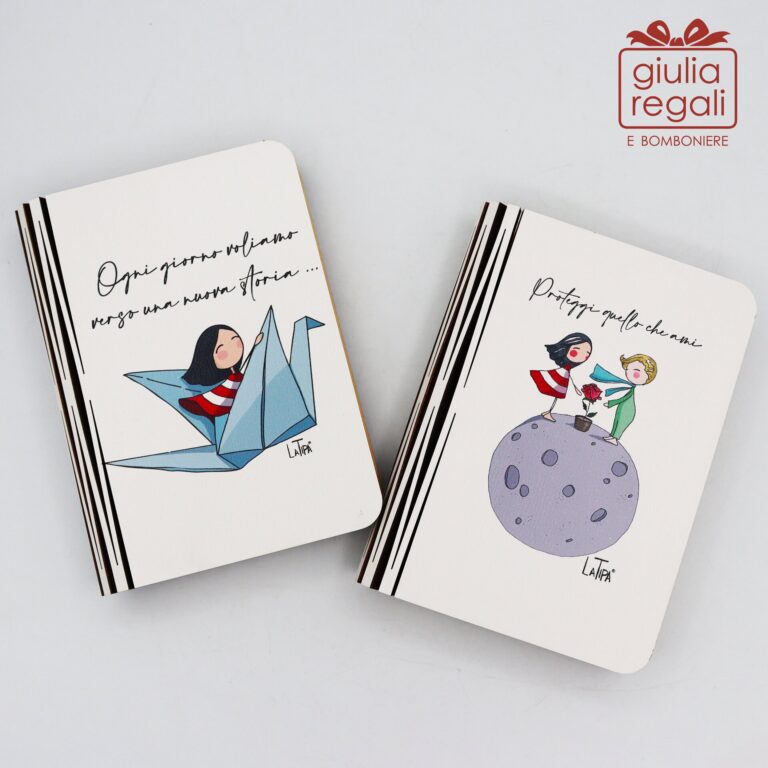 Lampada LED libro luminoso ricaricabile - Cuorematto La Tipa