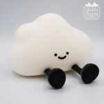 Lampada in silicone nuvola con luce LED a intensità regolabile e modalità multicolore ricaricabile USB