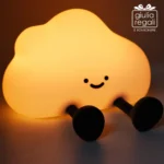 Lampada in silicone nuvola con luce LED a intensitÃ  regolabile e modalitÃ  multicolore ricaricabile USB
