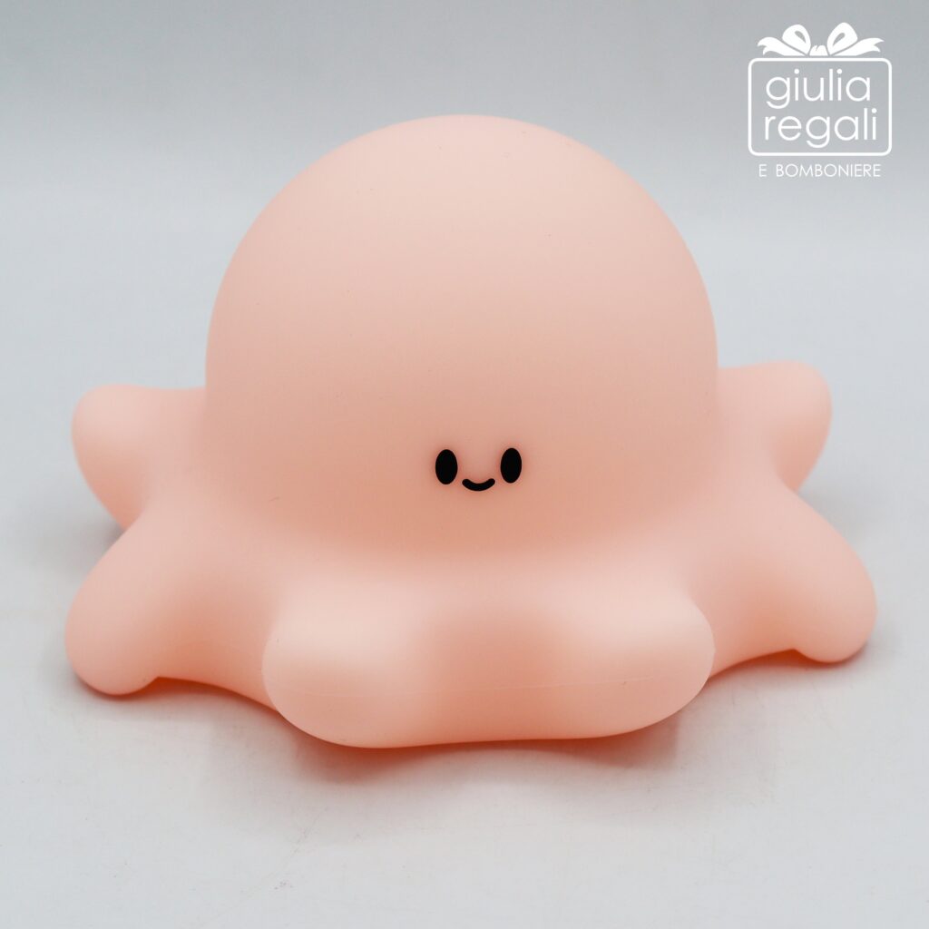 Lampada in silicone octopus con luce LED a intensità regolabile ricaricabile USB