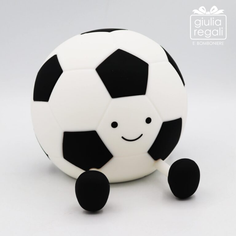 Lampada in silicone pallone da calcio con luce LED multicolore ricaricabile USB