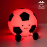 Lampada in silicone pallone da calcio con luce LED multicolore ricaricabile USB - immagine 8