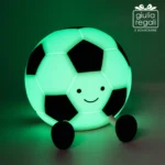 Lampada in silicone pallone da calcio con luce LED multicolore ricaricabile USB - immagine 6