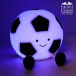 Lampada in silicone pallone da calcio con luce LED multicolore ricaricabile USB - immagine 4