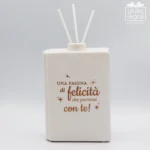 Libro profumatore bianco con scritta dorata - immagine 3