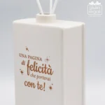 Libro profumatore bianco con scritta dorata - immagine 2