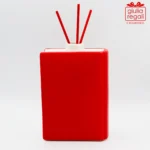 Libro profumatore rosso con scritta dorata