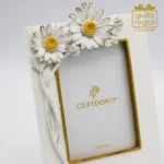 Portafoto Margherite in Poliresina Waterproof - Cornice Floreale Decorativa - immagine 2