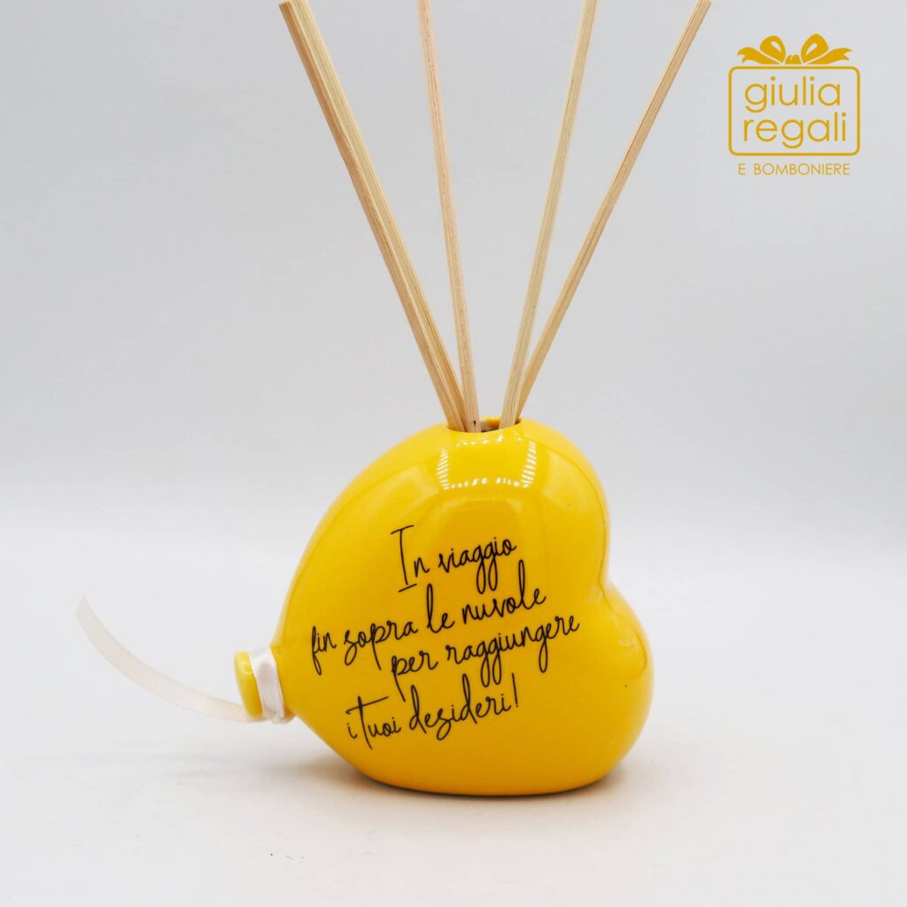 Profumatore Palloncino Cuore Giallo