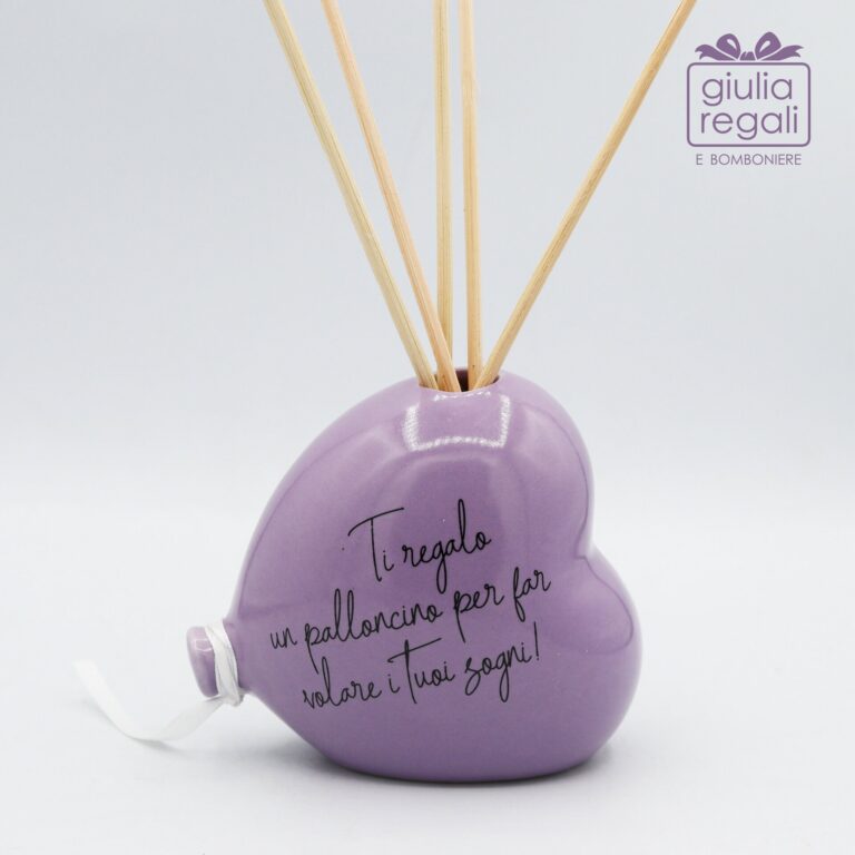 Profumatore Palloncino Cuore Lilla