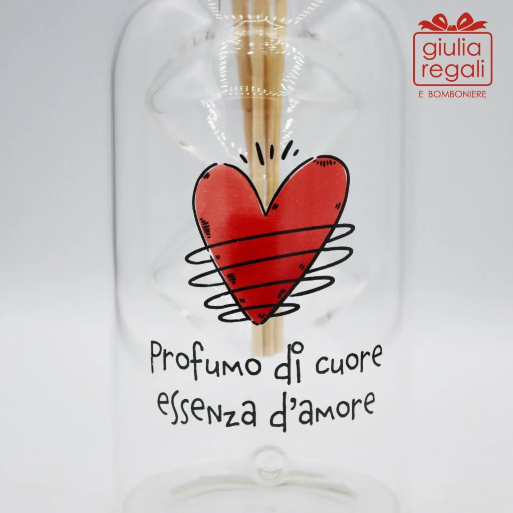Profumatore ambiente cuoricini vetro 15 cm - Amici di Cuorematto