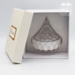 Scatola piramide in vetro con coperchio - 8x8 cm - immagine 4