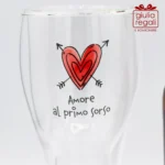 Set bicchiere con bottiglia di birra - Cuorematto - immagine 2
