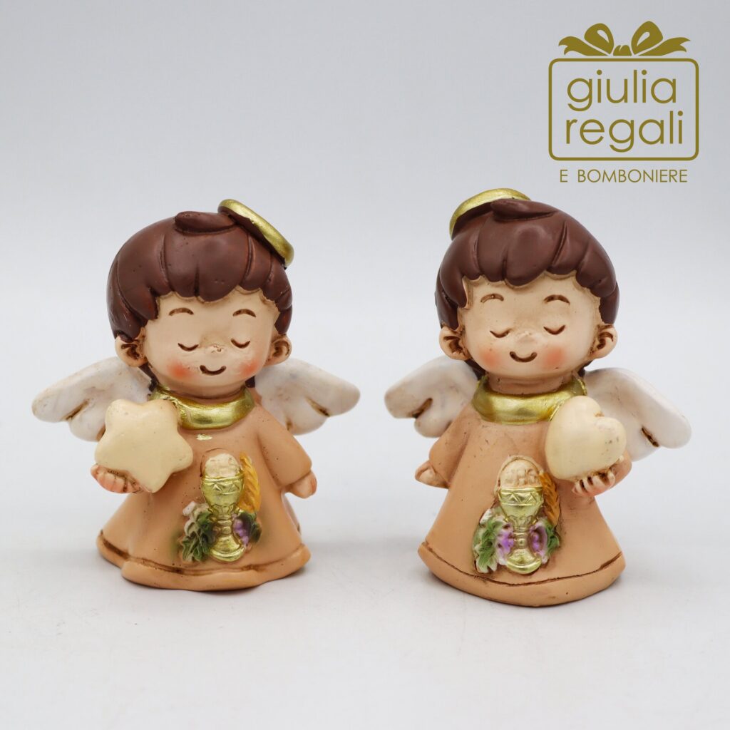 Angioletti Comunione in resina assortiti - altezza 7 cm