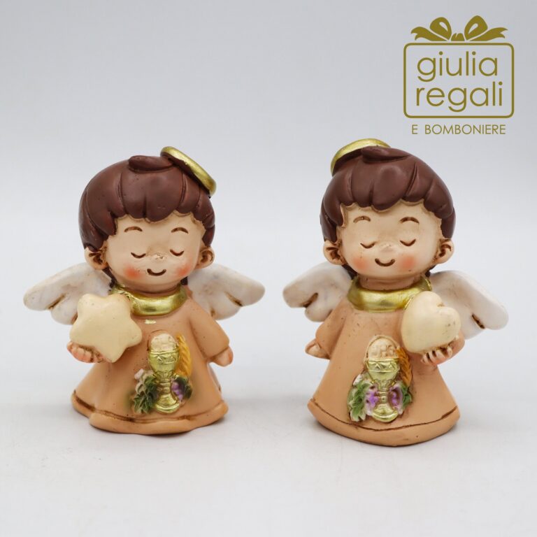 Angioletti Comunione in resina assortiti - altezza 7 cm