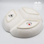 Antipastiera in Ceramica 3 Scomparti Cuorematto - Api e Fiori 22 cm