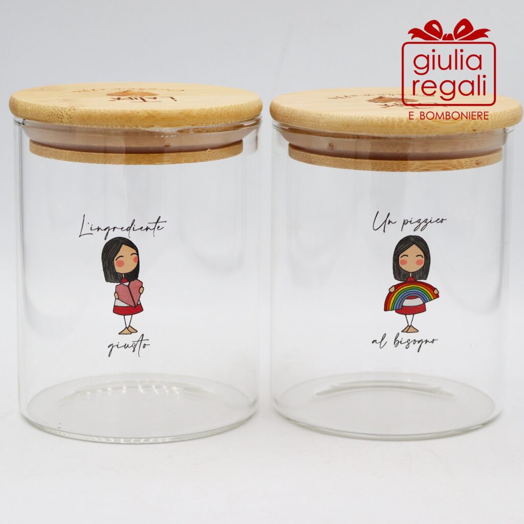 Barattolo in vetro La Tipa per Cuorematto