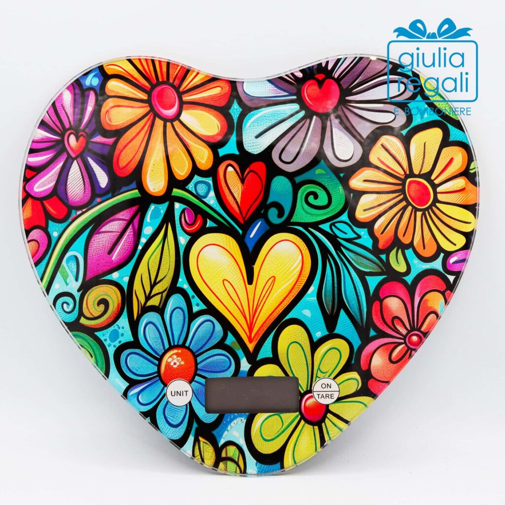 Bilancia da cucina digitale Cuorematto Cuori&Fiori