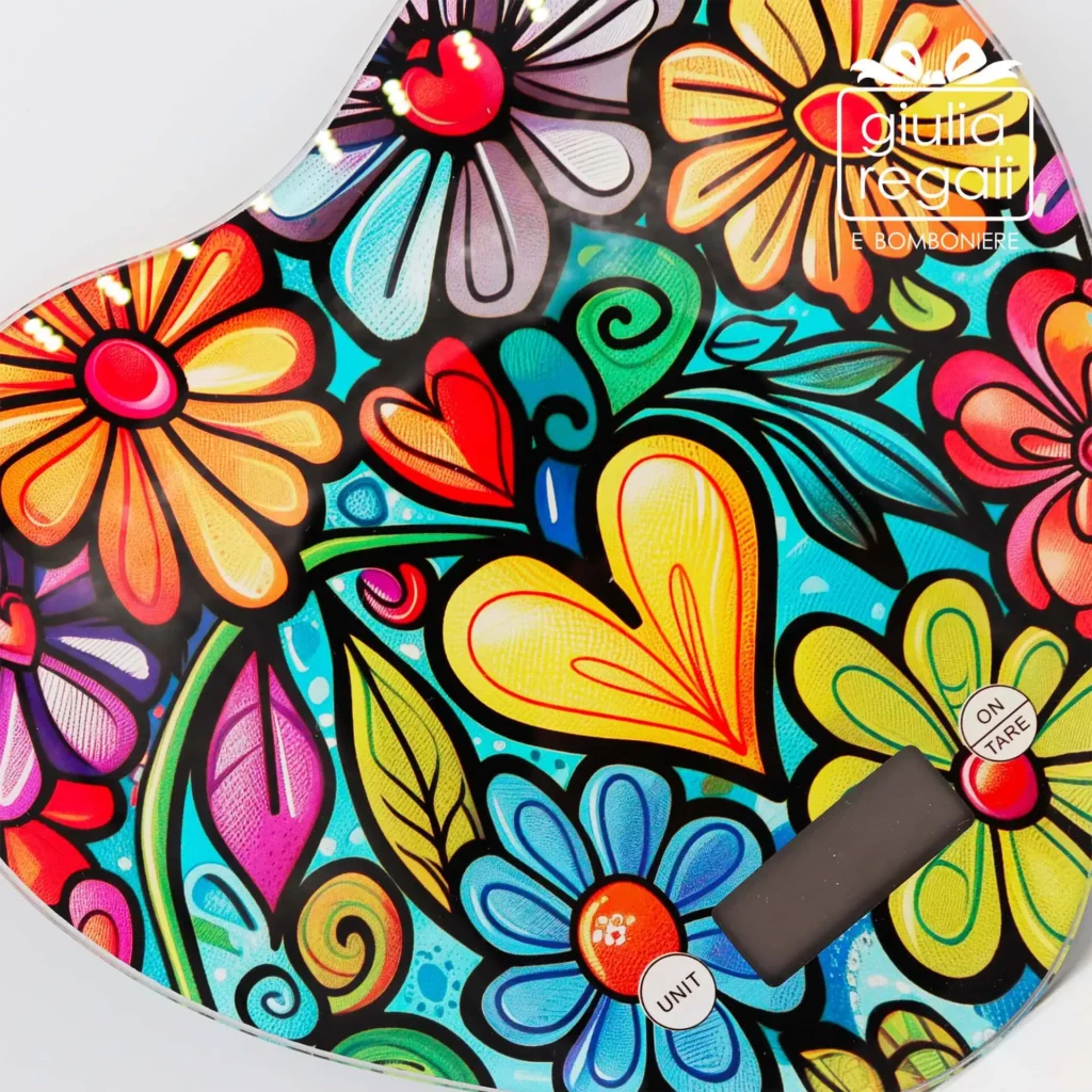 Bilancia da cucina digitale Cuorematto Cuori&Fiori