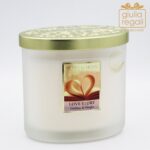 Candela profumata Gardenia e Vaniglia - Love Story doppio stoppino 220 g