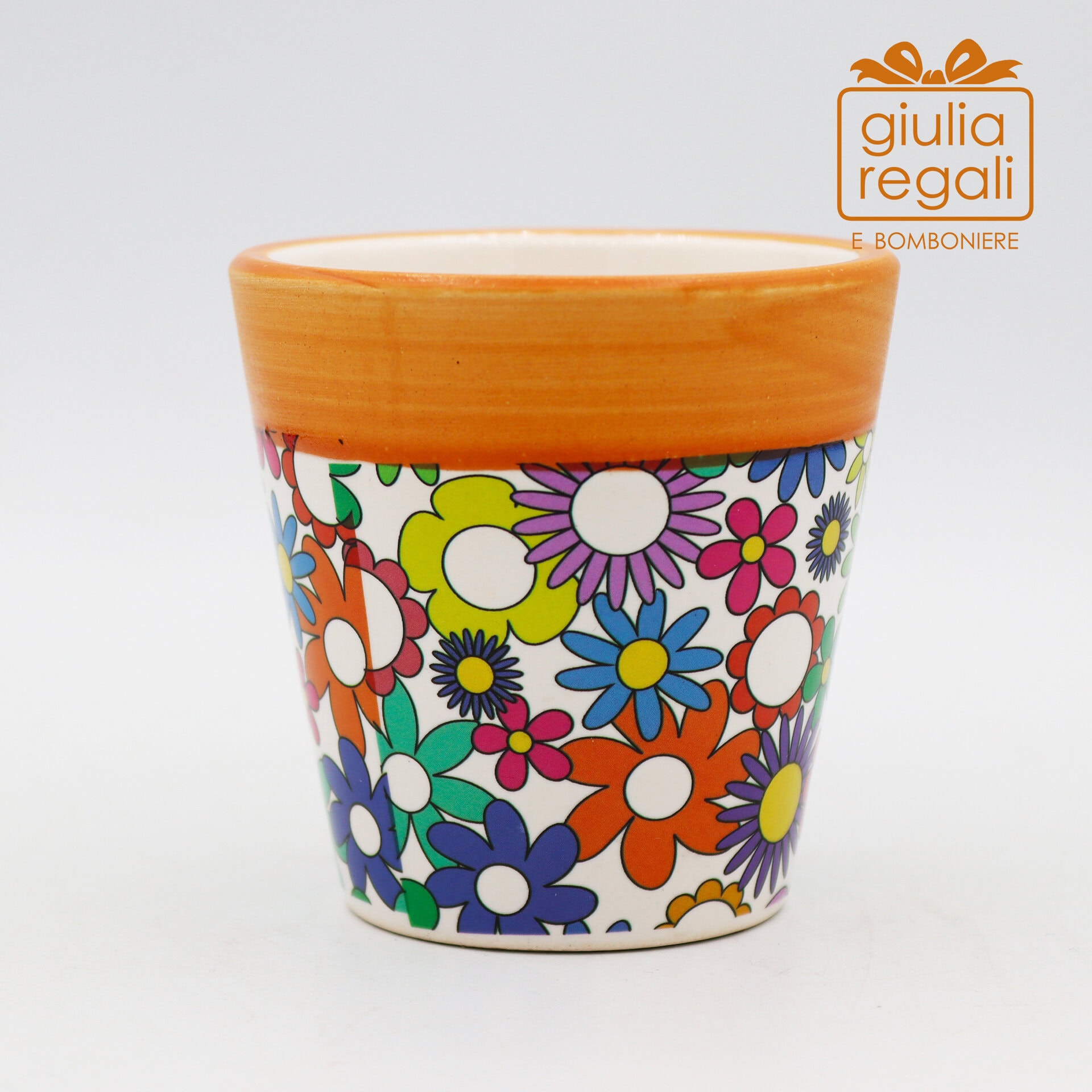 Mini Portavaso Linea Fiorello Cuorematto 7 cm - 01 Mini Portavaso Linea Fiorello Cuorematto 7 cm