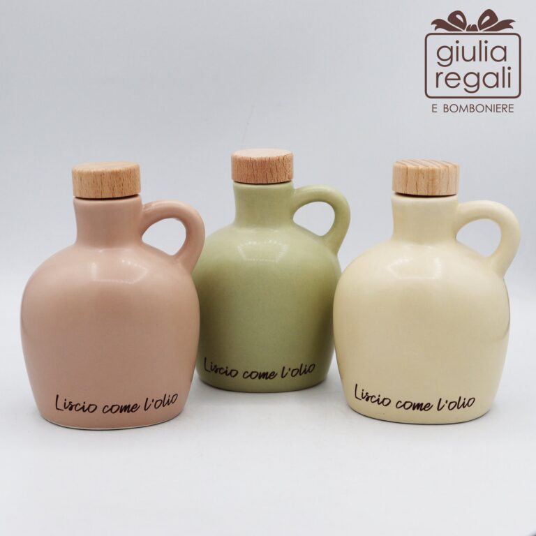 Oliera in ceramica Liscio come l’olio