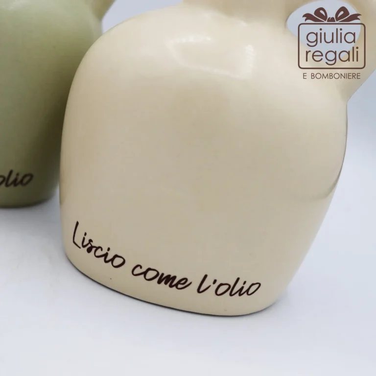 Oliera in ceramica Liscio come l’olio