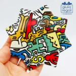 Oliera in ceramica con piattino Collezione Graffiti Cuorematto - immagine 2