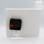 Orologio da tavolo in legno fiore viola - Made in Italy - immagine 7