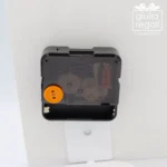 Orologio da tavolo in legno fiore viola - Made in Italy - immagine 6