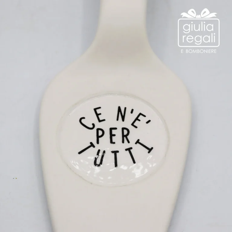 Paletta per dolci in ceramica con scritta