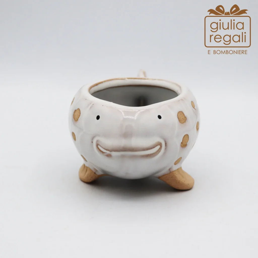 Pesce portaoggetti in porcellana - stile marino