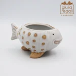 Pesce portaoggetti in porcellana - stile marino