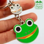 Portachiavi rana smaltato