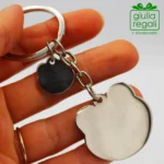 Portachiavi rana smaltato