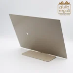 Portafoto magnetico con cuore infinito in legno - pannello metallo Made in Italy 23x17 cm