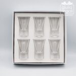 Set 6 Bicchierini Liquore in Vetro - Scatola Regalo con Frase