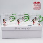 Set 6 tazzine in vetro La Tipa per Cuorematto 80 ml